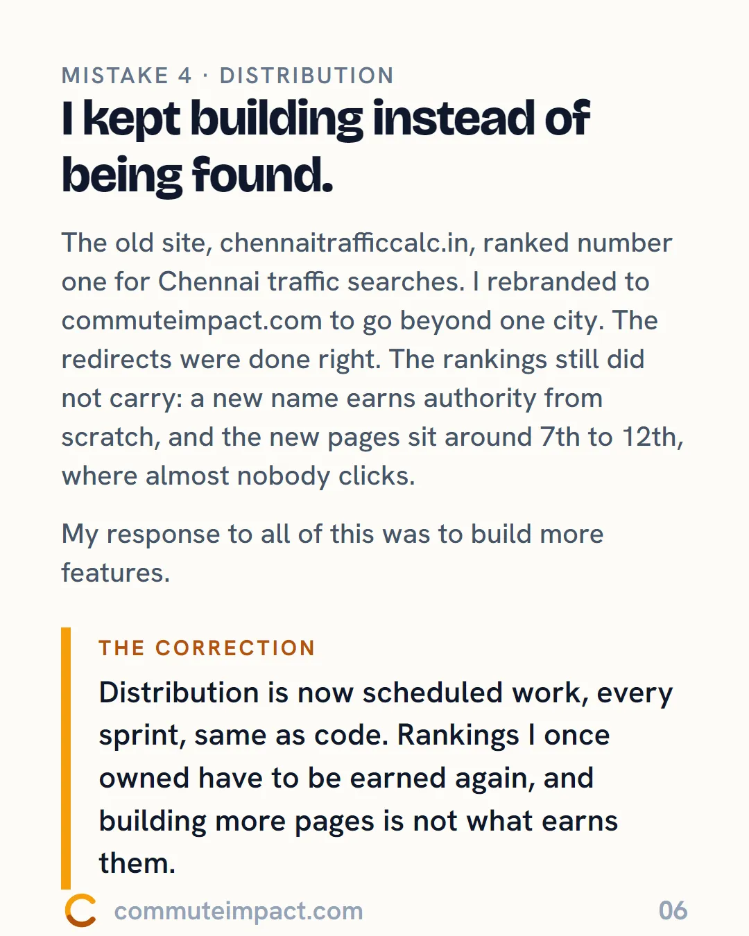 I kept building instead of being found.